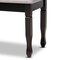 Baxton Studio Corey Grey Upholstered and Dark Brown Finished Wood Dining Bench 171-10921 - alternate 4